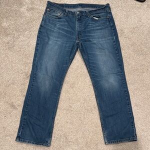 Levi's Men's Dark Blue Straight Jeans 36x30